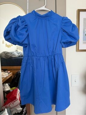 Crosby. Puff-sleeve mini dress